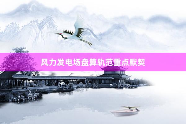 风力发电场盘算轨范重点默契